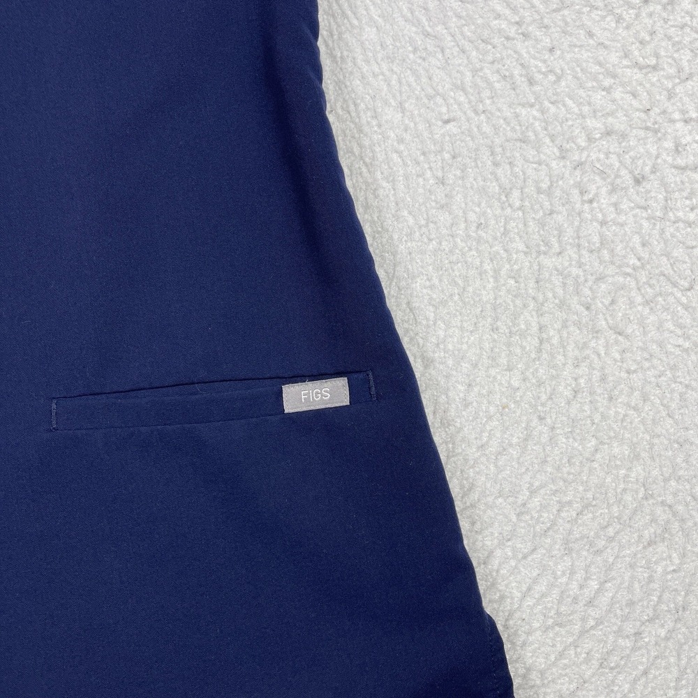 Figs Scrub Shirt‎ Womens XXS Blue Casma 3 Pocket Top RN Nurse Healthcare FW1100 - Picture 5 of 12